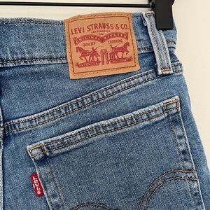 Levi’s High Rise Denim Shorts